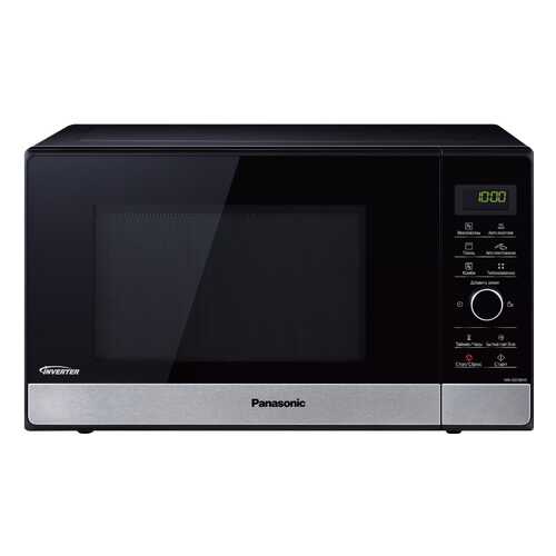 Микроволновая печь с грилем Panasonic NN-GD38HSZPE grey/black в Медиа Маркт