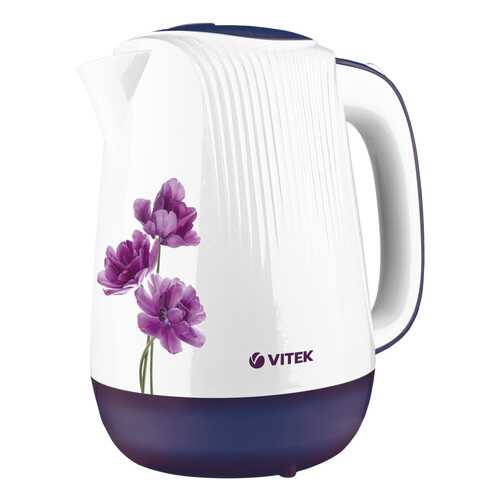 Чайник электрический Vitek VT-7061 OG White/Purple в Медиа Маркт