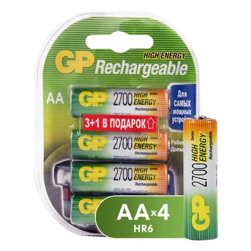 Аккумуляторная батарея GP Batteries 270AAHC3/1-2CR4 4 шт в Медиа Маркт