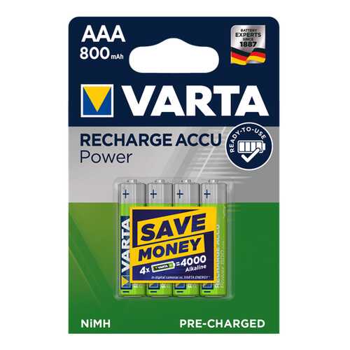 Аккумуляторная батарея Varta RECHARGE ACCU POWER 56703 4 шт в Медиа Маркт