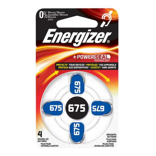 Батарейка Energizer Hearing Zinc Air 675 DP-4 4 шт в Медиа Маркт