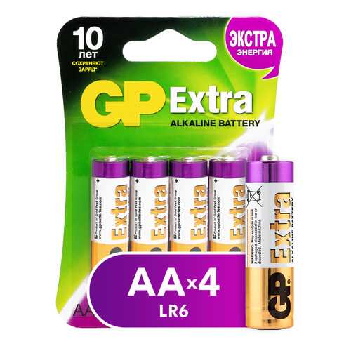 Батарейка GP Extra AA (15AXNEW-2CR4) 4 шт в Медиа Маркт