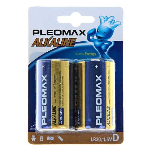 Батарейка Samsung Pleomax LR20-2BL щелочная 2 шт в Медиа Маркт