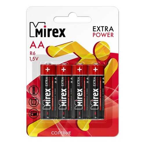 Батарейка солевая Mirex R6/AA 1,5V 4 шт в Медиа Маркт