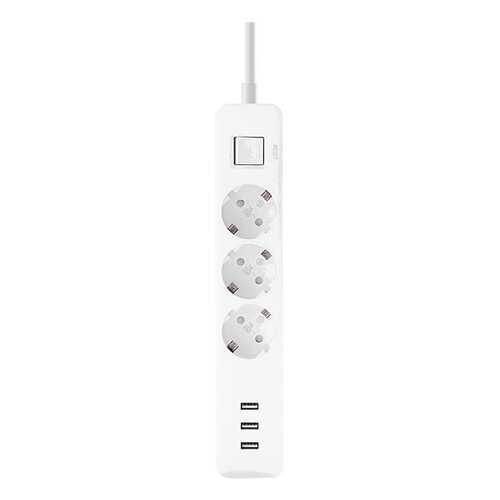 Сетевой фильтр Xiaomi Mi Power Strip, 3 розетки, 1,4 м, White в Медиа Маркт