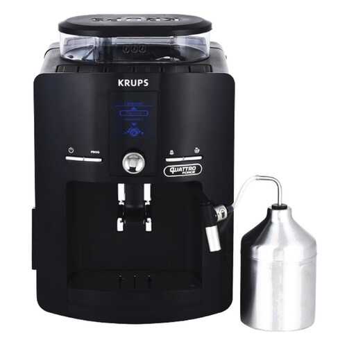 Кофемашина автоматическая Krups Quattro Force EA82F010 Black в Медиа Маркт