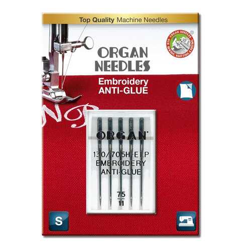 Иглы Organ Вышивальные Anti-Glue 5/75 в Медиа Маркт