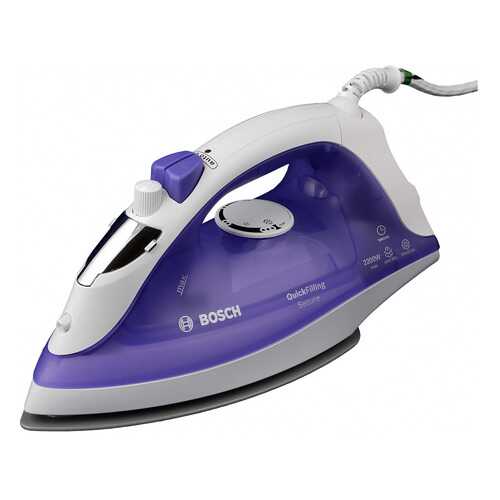 Утюг Bosch Quick Filling TDA2377 White/Purple в Медиа Маркт