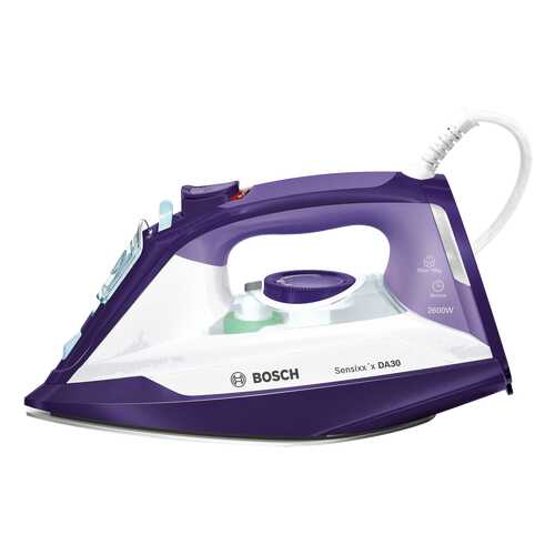 Утюг Bosch Sensixx'x DA30 Secure TDA3026110 White/Purple в Медиа Маркт