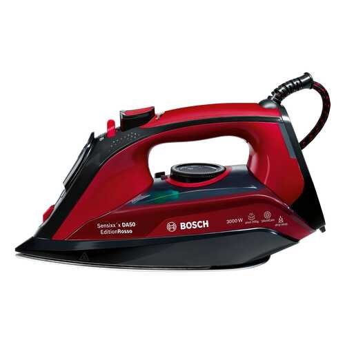 Утюг Bosch Sensixx`x DA50 TDA503011P Red/Black в Медиа Маркт