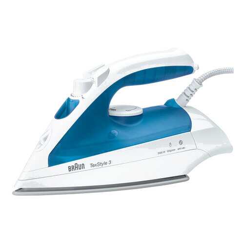 Утюг Braun TexStyle 3 TS 340C White/Blue в Медиа Маркт