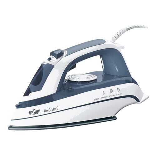 Утюг Braun TexStyle 3 TS 375 A White/Grey в Медиа Маркт