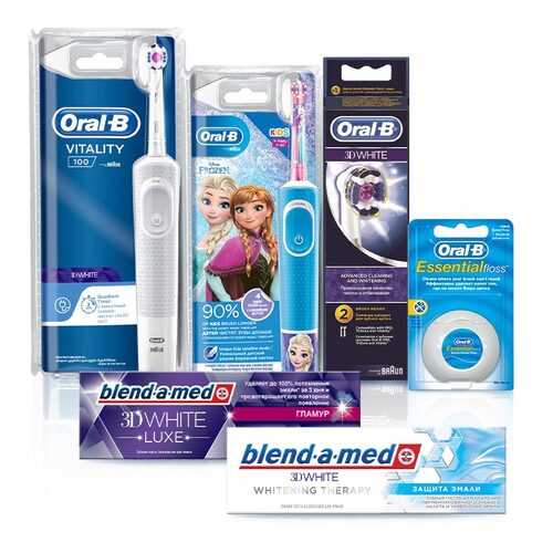 Электрическая зубная щетка Braun Oral-B Family Pack в Медиа Маркт