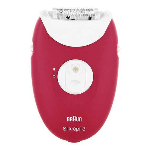 Эпилятор Braun Silk-epil 3-3410 White/Pink в Медиа Маркт