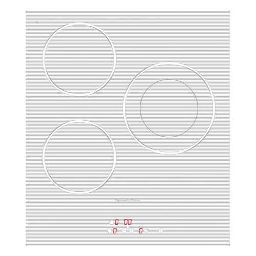 Встраиваемая варочная панель электрическая Zigmund & Shtain CNS 302.45 WX White в Медиа Маркт