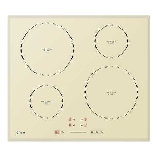 Встраиваемая варочная панель индукционная Midea MIH64721FIV Beige в Медиа Маркт