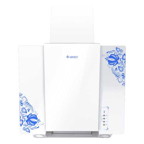 Вытяжка наклонная GEFEST ВО 3603 К18 White/Blue в Медиа Маркт